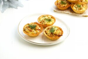 Tartlets for the New Year with tuna