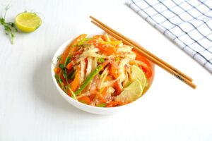 Udon with vegetables