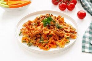 Minced meat in a pan