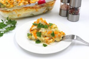 Fish casserole in the oven