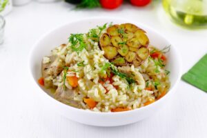 Pork pilaf recipe in Kazan