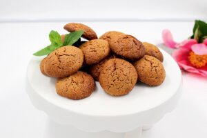 Homemade cookies with boiled condensed milk