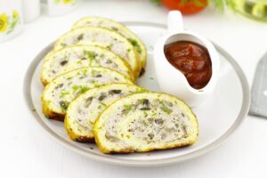 Chicken roll in the oven with cheese