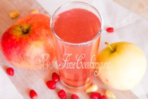 Apples from apples and strawberries
