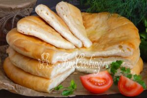 Ossetian cake with cheese