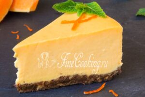 Pumpkin cheesecake