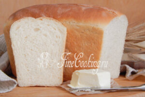 Bread is white mountain