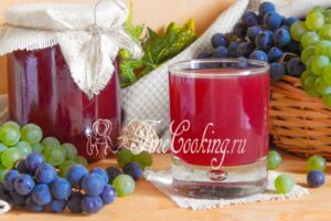 Grape juice for the winter
