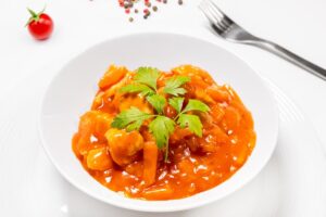 Gulyash from chicken breast: simple recipe