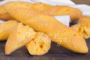 Pumpkin baguettes