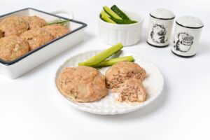 Gorbusha cutlets juicy in the oven