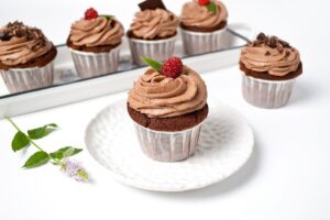 Chocolate cupcakes at home