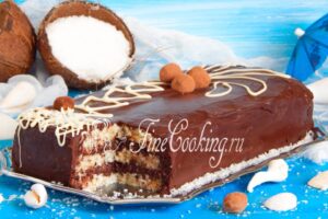 Chocolate-coconut cake Isanna