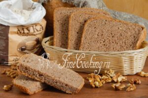 Buckwheat bread with nuts