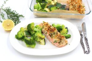 Broccoli fish in the oven