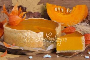 American pumpkin pie