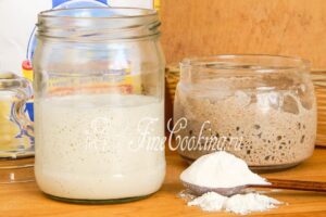 How to convert rye sourdough into wheat