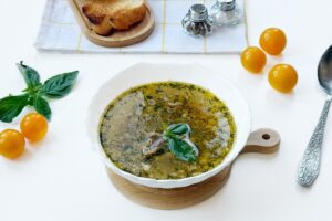 Soup with stewed meat and potatoes: a simple and tasty recipe