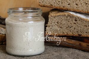 Rye sourdough at home